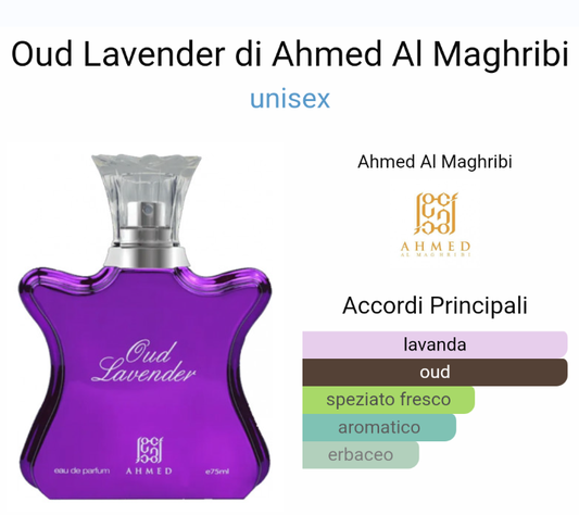 Ispirato a Oud Lavander di Ahmed Al Maghribi Unisex