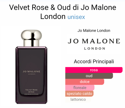 Ispirato a Velvet Rose & Oud di Jo Maolne London Unisex
