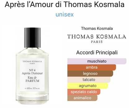 Ispirato a No°4 Après l’Amour di Thomas Kosmala Unisex