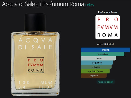 Profumo Unisex Ispirato a Acqua di Sale di Profumum Roma – EDP Marino 55ml | Uswa Fragranze