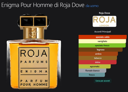 Profumo Uomo Ispirato a Enigma Pour Homme di Roja Dove – EDP Orientale 55ml | Uswa Fragranze