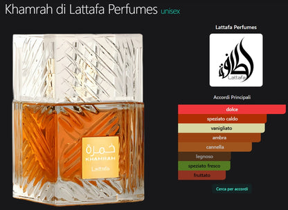 Profumo Unisex Ispirato a Khamrah di Lattafa – EDP Orientale Gourmand 55ml | Uswa Fragranze