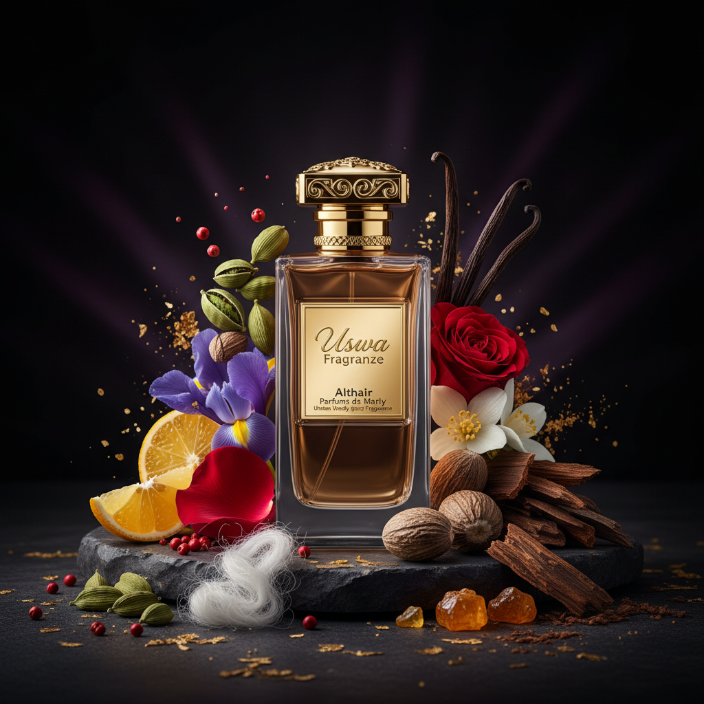 Profumo Unisex Ispirato a Althair di Parfums de Marly – Extrait De Parfum Legnoso Speziato 55ml | Uswa Fragranze