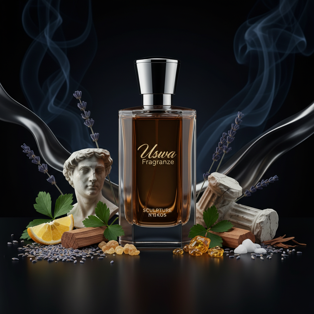 Profumo Uomo Ispirato a Sculpture Parfum di Nikos – Extrait De Parfum Orientale Fougère 55ml | Uswa Fragranze